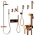 Paffoni Light Set 2 | Adjustable Shower Hose 3D model small image 10