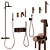 Paffoni Light Set 2 | Adjustable Shower Hose 3D model small image 11