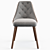 Elegant Tufted Side Chair 3D model small image 2