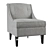 Elegant Calion Armchair: Stylish Comfort in Every Detail 3D model small image 2