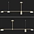 Adjustable Height LED Lighting Fixture 3D model small image 1