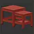Nested Coffee & Side Tables Set 3D model small image 7