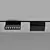 Magnetic Luminaire HOKASU OneLine LSz 3D model small image 2