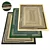 Glowing Disco Rug | Vibrant Dance Floor Décor 3D model small image 1