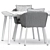 Strada Armchair & Side Chair + Fynn Dining Outdoor Table 3D model small image 5