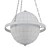 Saturn Chandelier - Elegant Lighting Solution 3D model small image 2