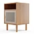 Minimalist Mid-Century Nightstand 3D model small image 4