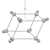 Elegant Molecule Gold Chandelier 3D model small image 2