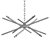 Elegant Exton Chandelier 3D model small image 3