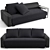 Luxury Fendi Halston Sofa - 234cm 3D model small image 1