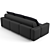 Luxury Fendi Halston Sofa - 234cm 3D model small image 3