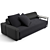 Luxury Fendi Halston Sofa - 234cm 3D model small image 4