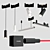 Modern Track Lighting: FUNIVI 3D model small image 4