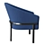 Contemporary Comfort: Ligne Roset Valmy Armchair 3D model small image 3