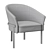 Contemporary Comfort: Ligne Roset Valmy Armchair 3D model small image 5