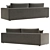 Modern RH Lugano Sofa 3D model small image 4