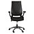 Modern Ergonomic High Back Office Chair 3D model small image 3