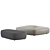 Poliform SAINT GERMAIN Pouf: Elegant and Versatile Seating Solution 3D model small image 4