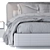 Flou Gentleman Bed 3D model small image 4