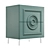 Modern Bedside Table TSR1-01 3D model small image 2