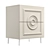 Modern Bedside Table TSR1-01 3D model small image 5