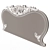 Elegant Carved Headboard 3D model small image 6