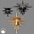 Orner Chandelier: Elegant and Versatile Lighting 3D model small image 1