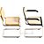 Modern Marcel Breuer Cesca Armchair 3D model small image 3