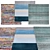 Stylish Square Rugs | 3 Sizes 3D model small image 1