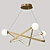 Nordic LED Dining Chandelier 3D model small image 1