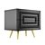 Modern Bedside Table TSR2 01 3D model small image 3