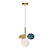 Modern Pendant Lamp: Lampatron MATISSE ONE 3D model small image 3