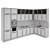 Modern Kitchen Set: Gas Hob, Oven, Coffee Machine, Sink, Hood 3D model small image 5
