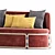 Ethimo Rotin 2 Seater Sofa 3D model small image 3