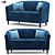 Elegant Mari Sofa: Comfort & Style 3D model small image 1