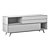 Italian Oak Carbone Horizontal Dresser 3D model small image 3