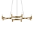 Sleek Nexus LED Chandelier 3D model small image 1