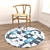 Versatile Round Rug Set 3D model small image 4