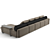 Luxurious Fendi Halston Sofa 3D model small image 5