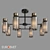 Amado Ceiling Chandelier: Eurosvet's Stunning Lighting Solution 3D model small image 1