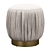 CB2 Pleated Blush Ottoman 3D model small image 2