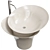 Sleek Wash Basin v004 3D model small image 2