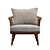 Modern Style: West Elm Juniper Chair 3D model small image 3