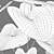 Snowy Caladium: Angelic White Christmas 3D model small image 3