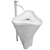 Sleek Elegant Wash Basin v007 3D model small image 2