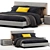 Minotti Andersen Bed (Black) - Luxury and Elegance 3D model small image 1