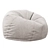 Westelm Bean Bag Chair 3D model small image 3