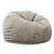 Westelm Bean Bag Chair 3D model small image 5