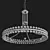 Luxury Clover Pendant Light - 12 Inch 3D model small image 3