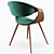 Elegant Eshal Armchair: Modern Comfort 3D model small image 2